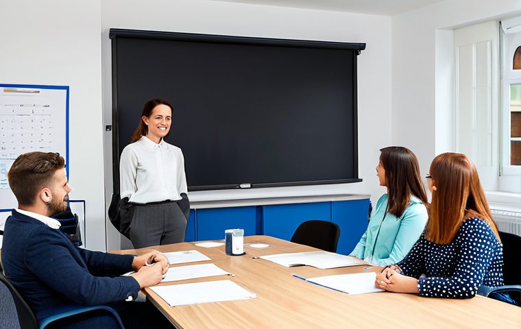 Professional Development**

"A young, professional "barnskötare," fully clothed in a modest and appropriate work outfit (e.g., practical trousers and a comfortable blouse, perhaps with a cardigan), attending a professional development seminar. The background shows a bright, modern conference room with other childcare professionals. Safe for work, appropriate content, perfect anatomy, natural proportions, family-friendly, professional photography, high quality, well-formed hands, proper finger count, natural body proportions."

**