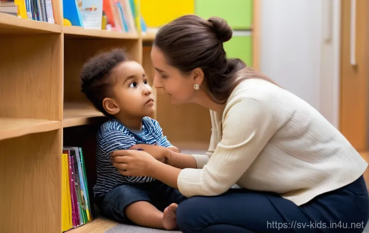 유아교육지도사 실무에서 주의해야 할 법적 문제 - **Prompt:** A warm and inviting scene inside a modern Swedish preschool classroom. A diverse group o...
