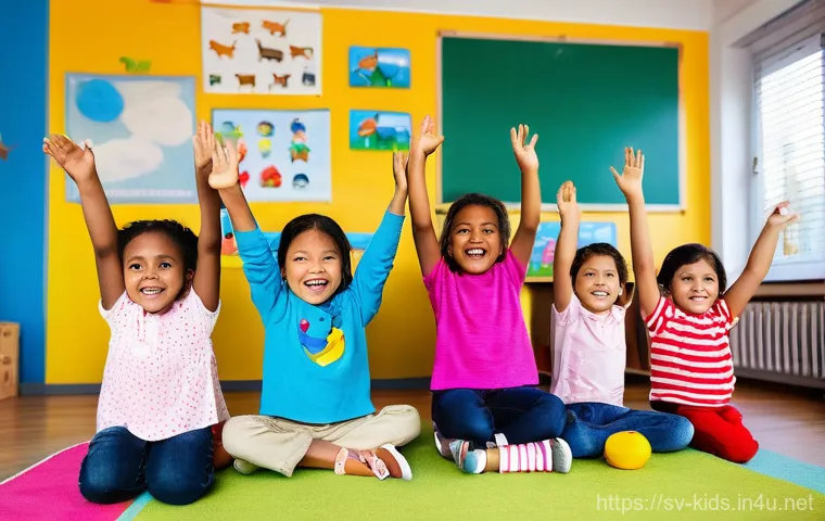 유아교육지도사 취업 성공 전략 - **Prompt:** A vibrant, sun-drenched Swedish preschool (förskola) classroom. A kind, energetic female...