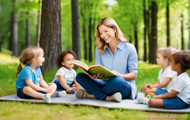 유아교육지도사 취업 성공 전략 - **Prompt:** A cozy and inviting staff room in a modern Swedish preschool. An experienced female pres...