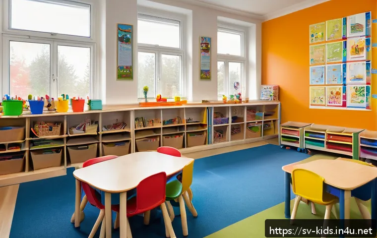 유아교육지도사 자격증 취득 후 추천 근무처 - A warm and inviting municipal preschool classroom in Sweden, featuring a spacious, well-lit room wit...