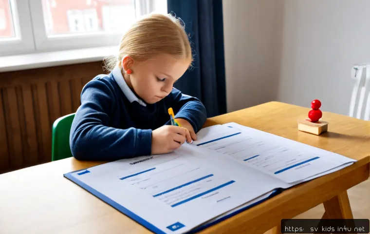 Home 17 유아교육지도사 자격증 시험 필기와 실기의 차이점 - Photorealistic Swedish early childhood education certification written-exam preparation scene, an ad...